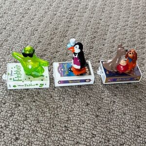 Disney McDonald’s movie toy set – lady and the tramp, Mary Poppins, flubber
